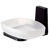 Мыльница для ванной WasserKraft Abens K-3200 с держателем стекло/металл черная (K-3229) Мыльница для ванной WasserKraft Abens K-3200 с держателем стекло/металл черная (K-3229)