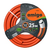 Шланг поливочный 1/2 25 м пятислойный Amigo ПВХ (77017) Шланг поливочный 1/2 25 м пятислойный Amigo ПВХ (77017)