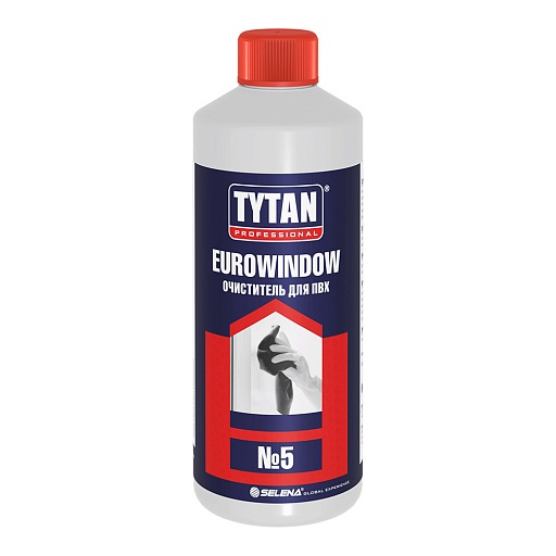 Очиститель для ПВХ Tytan Professional Eurowindow №5 прозрачный 950 мл