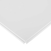 Кассета для подвесного потолка 600х600 мм Албес Line Эконом алюминиевая белая матовая