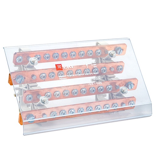 Блок распределительный шинный EKF PROxima ШРБ-400 137х275х119 мм IP20 компактный сборный модульный серый (plc-shrb-400)