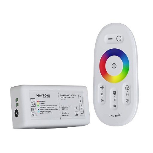 Контроллер для светодиодной ленты RGBW Led Strip (CLM003) 360 Вт 12/24 В IP20 Контроллер для светодиодной ленты RGBW Led Strip (CLM003) 360 Вт 12/24 В IP20