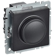 Диммер IEK Brite СС10-1-0-БрЧ встраиваемый черный поворотно-нажимной (BR-D20-0600-K02)