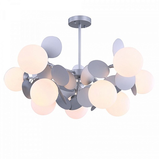 Люстра подвесная Freya Satellite E27 600 Вт 40 кв.м (FR5165PL-10S)