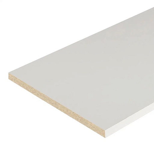Щит мебельный ЛДСП 2700х300х16 мм белый Щит мебельный ЛДСП 2700х300х16 мм белый