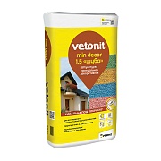 Штукатурка декоративная Vetonit Weber.Min Шуба 1,5 мм 25 кг Штукатурка декоративная Vetonit Weber.Min Шуба 1,5 мм 25 кг