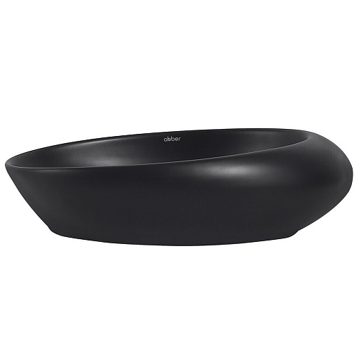 Раковина Abber Bequem 49 см накладная черная матовая (AC2107MB)