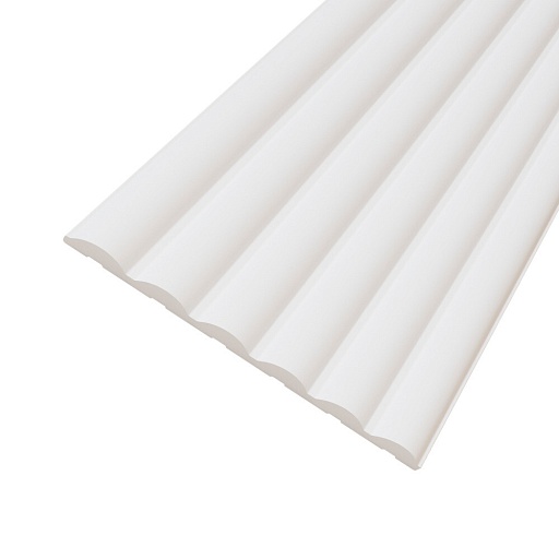 Панель декоративная из экополимера 3D 120х3000х8 мм Солид 4 UHD 08-120 белая 0,36 кв м Панель декоративная из экополимера 3D 120х3000х8 мм Солид 4 UHD 08-120 белая 0,36 кв м