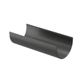 Docke STANDARD Желоб водосточный 120 мм * 1,5м (Серый 7024) Docke STANDARD Желоб водосточный 120 мм * 1,5м (Серый 7024)