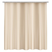Штора для ванны Fora Полоска 1800х1800 мм полиэстер бежевая (002-A)