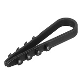 Дюбель-хомут для круглого кабеля Navigator 11-18 мм черный (50 шт.) (142095)