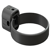 Хомут трубы Docke Lux пластиковый d100 мм графитовый серый RAL 7024 Хомут трубы Docke Lux пластиковый d100 мм графитовый серый RAL 7024