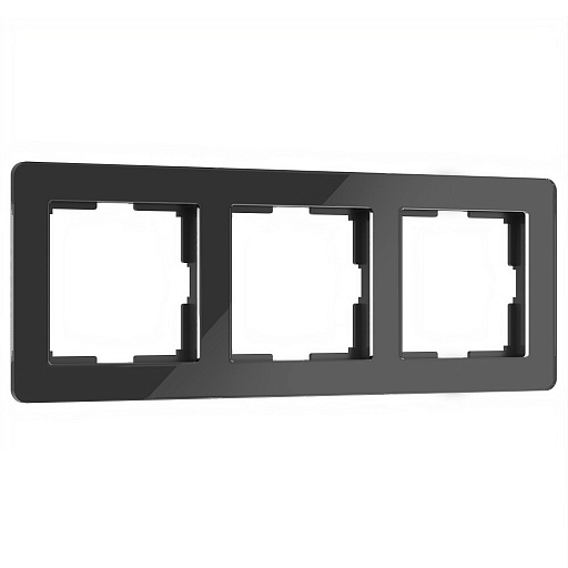 Рамка Werkel Acrylic трехместная черная (a059318) Рамка Werkel Acrylic трехместная черная (a059318)