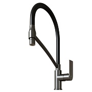 Смеситель для кухни Mixline ML33-108GR City Graphite графит с высоким изливом однорычажный (556596) Смеситель для кухни Mixline ML33-108GR City Graphite графит с высоким изливом однорычажный (556596)