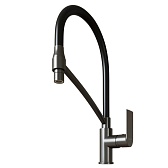 Смеситель для кухни Mixline ML33-108GR City Graphite графит с высоким изливом однорычажный (556596) Смеситель для кухни Mixline ML33-108GR City Graphite графит с высоким изливом однорычажный (556596)