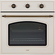 Духовой шкаф газовый встраиваемый Lauf DG-607IV 600 мм слоновая кость