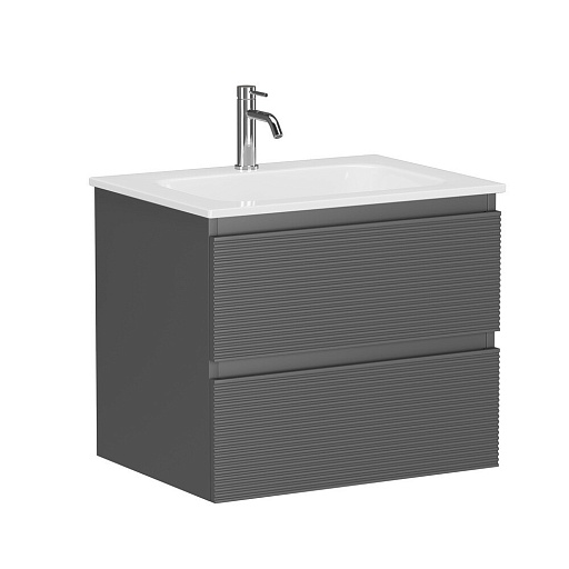 Тумба под раковину Sancos Folk 60 см подвесная grey soft (FL60GS) Тумба под раковину Sancos Folk 60 см подвесная grey soft (FL60GS)