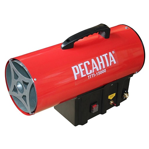 Пушка тепловая газовая 15 кВт Ресанта ТГП-15000 прямого нагрева (67/1/14) Пушка тепловая газовая 15 кВт Ресанта ТГП-15000 прямого нагрева (67/1/14)