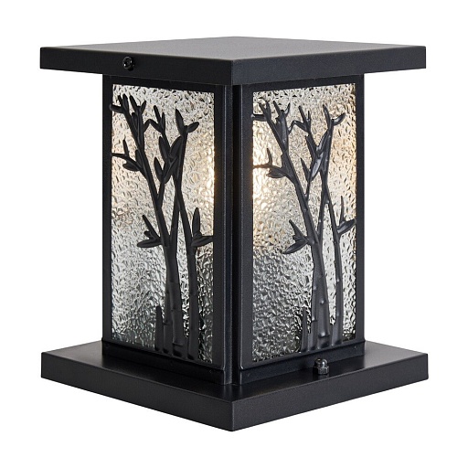 Светильник садово-парковый Voltega Saga черный 190 мм E27 40 Вт IP44 (VGL7218FL-01B1)