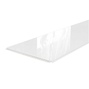 Панель ПВХ 250х2700х9 мм Stella Light глянцевая белая глянцевая 0,67 кв.м Панель ПВХ 250х2700х9 мм Stella Light глянцевая белая глянцевая 0,67 кв.м