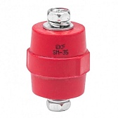 Изолятор EKF PROxima SM-35 IP30 380 А с болтом и шайбой пластиковый красный (10 шт.) (plc-sm-35)