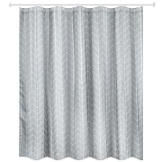 Штора для ванны Master House Впорядке 1800х2000 мм полиэстер серая (75021)
