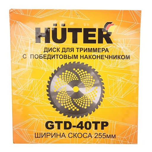 Нож для триммера Huter GTD-40TP 255х25,4 мм 40 зубьев (71/2/16)