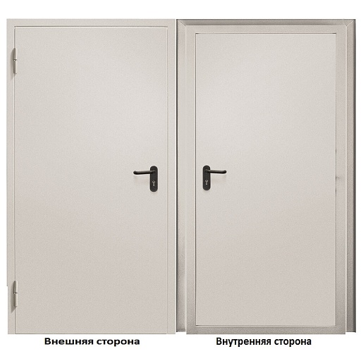 Дверь противопожарная Промет ДП-EIS-60 глухая левая серый RAL 7035 950х2050 мм Дверь противопожарная Промет ДП-EIS-60 глухая левая серый RAL 7035 950х2050 мм