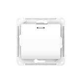 Переключатель Systeme Electric Glossa одноклавишный встраиваемый белый с подсветкой (GSL000163)