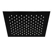 Лейка для верхнего душа WasserKraft 250х250 мм металл черный (A199)