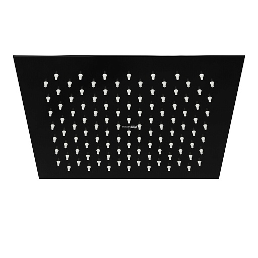 Лейка для верхнего душа WasserKraft 250х250 мм металл черный (A199) Лейка для верхнего душа WasserKraft 250х250 мм металл черный (A199)