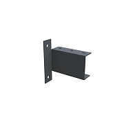 Кронштейн для столба заборного 40х20 мм графитовый серый RAL 7024 (80 шт.)
