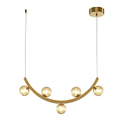 Люстра светодиодная подвесная Maytoni Ambre 12 Вт 3000К 6 кв.м (MOD331PL-L12BS3K)