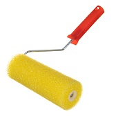 Валик поролон структурный шероховатый 230 мм d80 мм с ручкой Matrix Валик поролон структурный шероховатый 230 мм d80 мм с ручкой Matrix