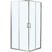 Душевой уголок BelBagno Uno хром 100х100х195 см квадрат стекло прозрачное 5 мм (UNO-195-A-2-100-C-Cr)