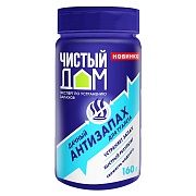 Средство для туалетов и выгребных ям Чистый дом Антизапах 160 г Средство для туалетов и выгребных ям Чистый дом Антизапах 160 г