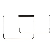 Светильник светодиодный подвесной Arte Lamp Dubhe 4000К 33 Вт 5 кв.м черный IP20 (A2917SP-33BK)