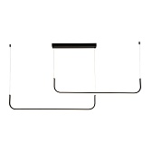 Светильник светодиодный подвесной Arte Lamp Dubhe 4000К 33 Вт 5 кв.м черный IP20 (A2917SP-33BK)