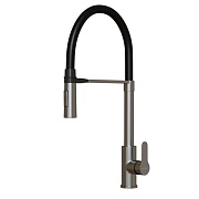 Смеситель для кухни Mixline MLSS-0402 сатин с высоким изливом однорычажный (556020) Смеситель для кухни Mixline MLSS-0402 сатин с высоким изливом однорычажный (556020)