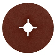 Круг фибровый шлифовальный по металлу Sait 125х22 мм P100 со шлицами