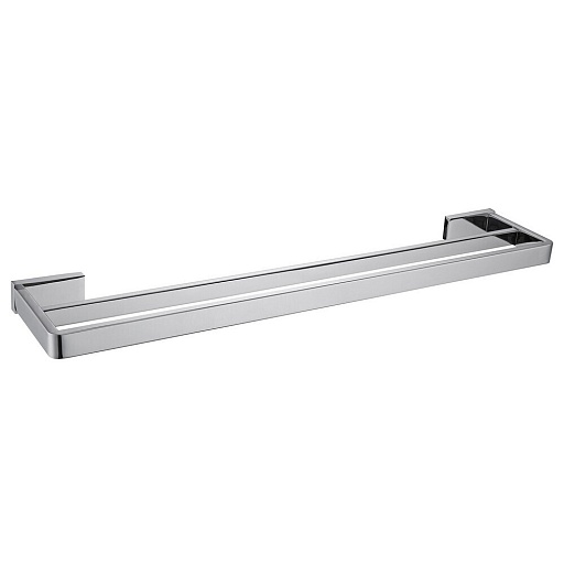 Полотенцедержатель Abber Westen 600 мм двойной на шуруп нержавеющая сталь хром (AA1757)