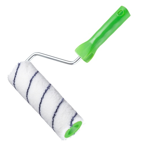 Валик полиакрил 180 мм d48 мм ворс 8 мм для водной основы с ручкой Wenzo Parma