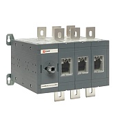 Выключатель-разъединитель EKF TwinBlock 3P 630А 400-690 В на монтажную плату (tb-s-630-3p-rev)