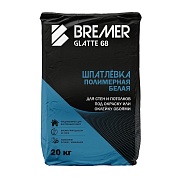 Шпаклевка полимерная Bremer Glatte 68 финишная белая 20 кг
