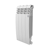 Радиатор биметаллический Royal Thermo BiLiner B 500 мм 4 секции 1" боковое подключение белый Радиатор биметаллический Royal Thermo BiLiner B 500 мм 4 секции 1" боковое подключение белый