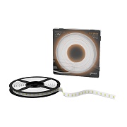 Лента светодиодная SMD 2835 Gauss 3000К 12 В 9,6 Вт/м 5 м IP66 (311000110)