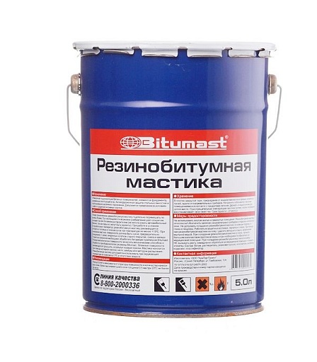 Мастика резинобитумная Bitumast 4,2 кг/5 л