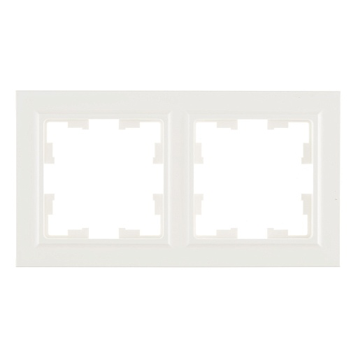 Рамка IEK Brite РУ-2-БрБ-44 двухместная белая (BR-M22-44-K01) Рамка IEK Brite РУ-2-БрБ-44 двухместная белая (BR-M22-44-K01)