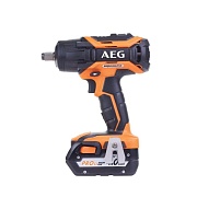 Гайковерт ударный аккумуляторный бесщеточный AEG Проф BSS18C12ZBL LI-402C 18 В 4 Ач Li-Ion 2 АКБ и ЗУ (16313057)