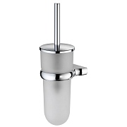 Ершик для унитаза WasserKraft Berkel подвесной стекло/металл хром (K-6827) Ершик для унитаза WasserKraft Berkel подвесной стекло/металл хром (K-6827)